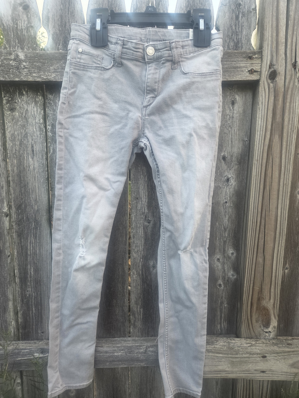 H&m Girls Gray Skinny Jeans